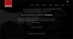 Desktop Screenshot of mcalpine.pl