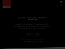 Tablet Screenshot of mcalpine.pl
